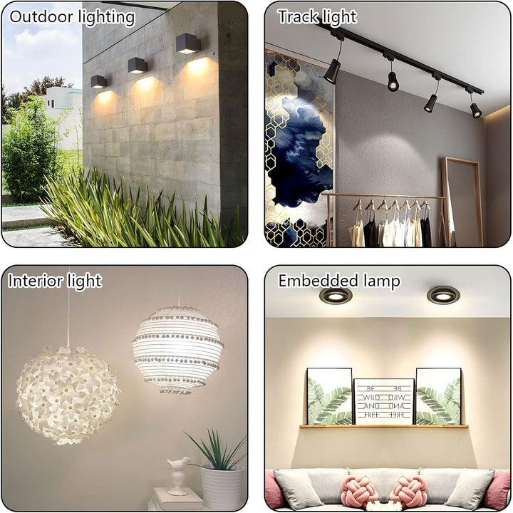 PAR20 50 Watt E26 Medium Base Halogen Flood Light Bulbs,Dimmable Bulbs for Range Hood Lights,Ceiling Fan,Table Light