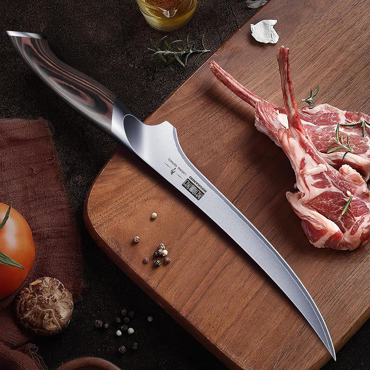 Fillet Knife 9 Inch, Super Sharp Japanese Fish Boning Knife