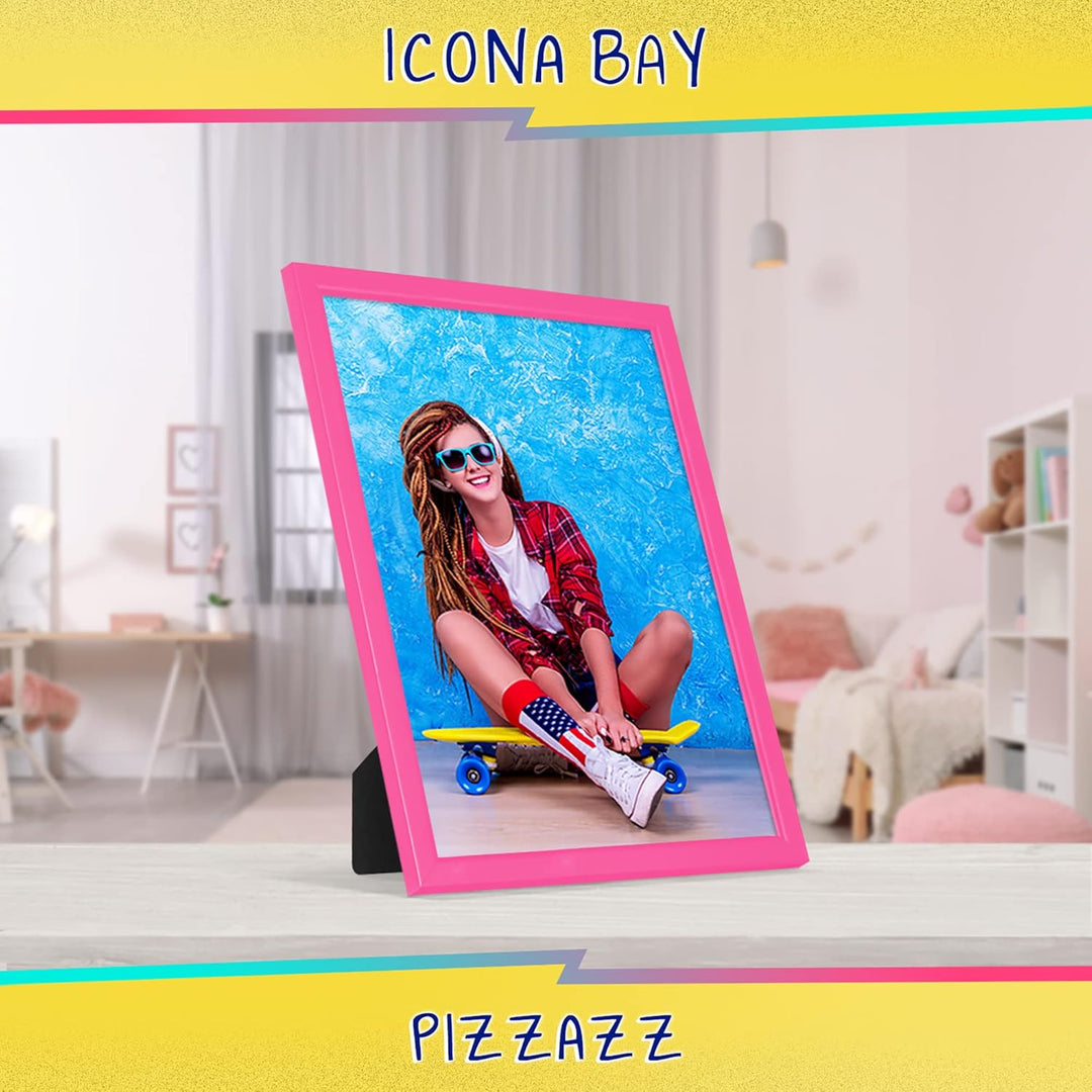 8x10 (20x25 cm) Picture Frame, Pink Colored Solid Wood Scandinavian Style Frame, 1PK - Just Closeouts Canada Inc.00810077986936