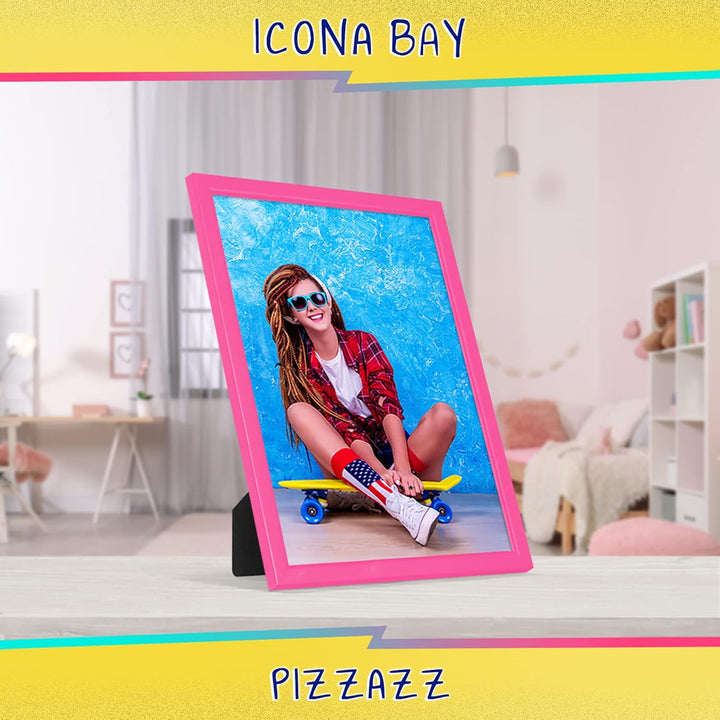 8x10 (20x25 cm) Picture Frame, Pink Colored Solid Wood Scandinavian Style Frame, 1PK - Just Closeouts Canada Inc.00810077986936