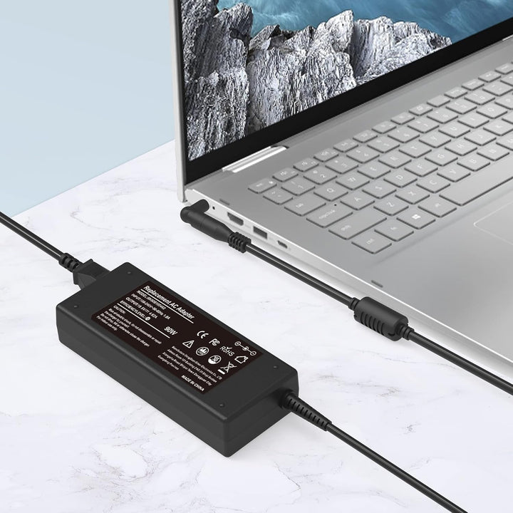 90W 65W Universal AC Adapter Laptop Charger Replacement for HP Dell Asus Lenovo Acer Toshiba Samsung Fujitsu Sony Gateway Notebook Ultrabook Chromebook Power Supply Cord with 16 Tips - Just Closeouts Canada Inc.