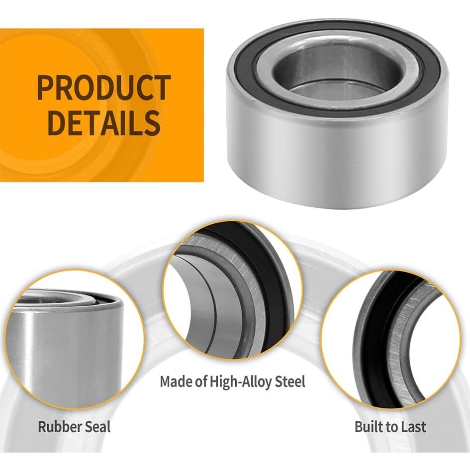 91051-HA7-651 Front Wheel Bearings Seals Kit For Honda Foreman 400 450 500 TRX400 TRX450 TRX500 1995-2013 Rincon TRX680 TRX650 2003-2023 Foreman Rubicon 500 2001-2014 - Just Closeouts Canada Inc.