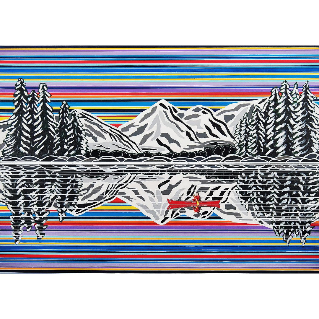 Snowy Reflection Fine Art Jigsaw Puzzle 1000 Pieces for Adults and Teens by PuzzQuest