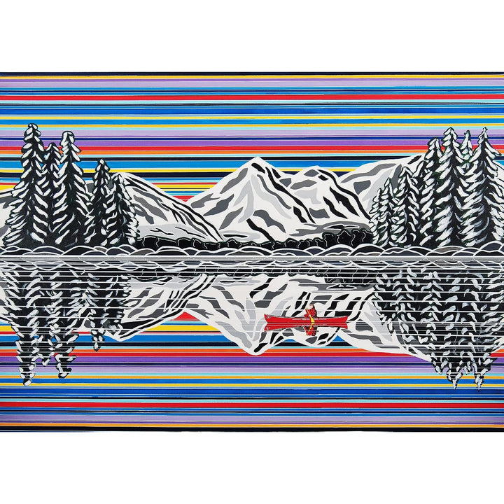 Snowy Reflection Fine Art Jigsaw Puzzle 1000 Pieces for Adults and Teens by PuzzQuest