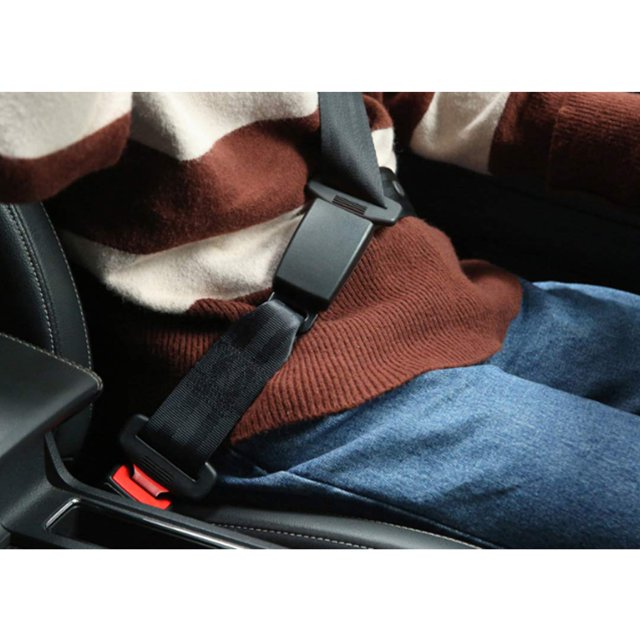 Seat Belt Extender, Car Seat Belt Buckle Extension, Width 7/8''Metal Tongue, Safety Belt Clip Extender, Automotive Socket Connector Lengthening for Men and Women, Universal Seatbelt Buckle