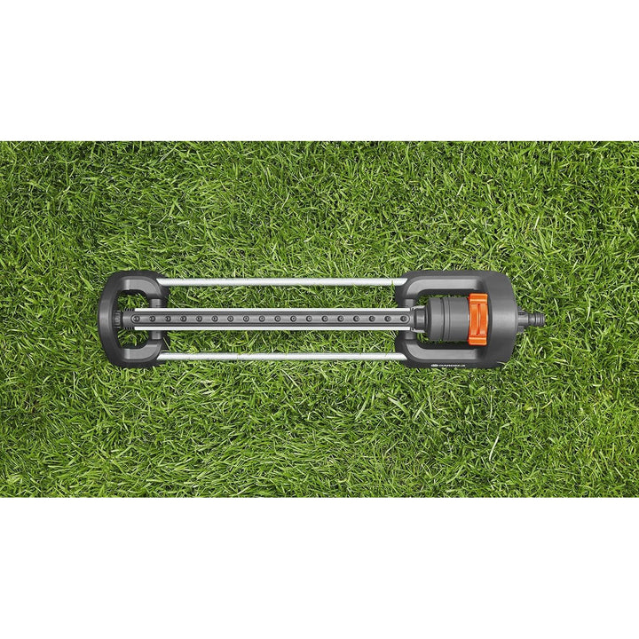 Gardena N2084FP Oscillating Sprinkler, Covers up to 3000 Sq. Ft., Adjustable, Precise and Puddle-Free Lawn Watering, Made in Germany
