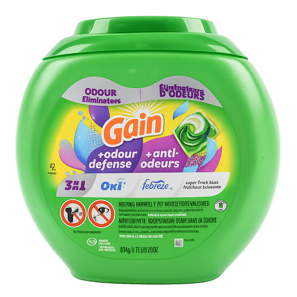 GAIN PACS OXI + FEBREZE FRESH BLAST 42 CT, 28OZ