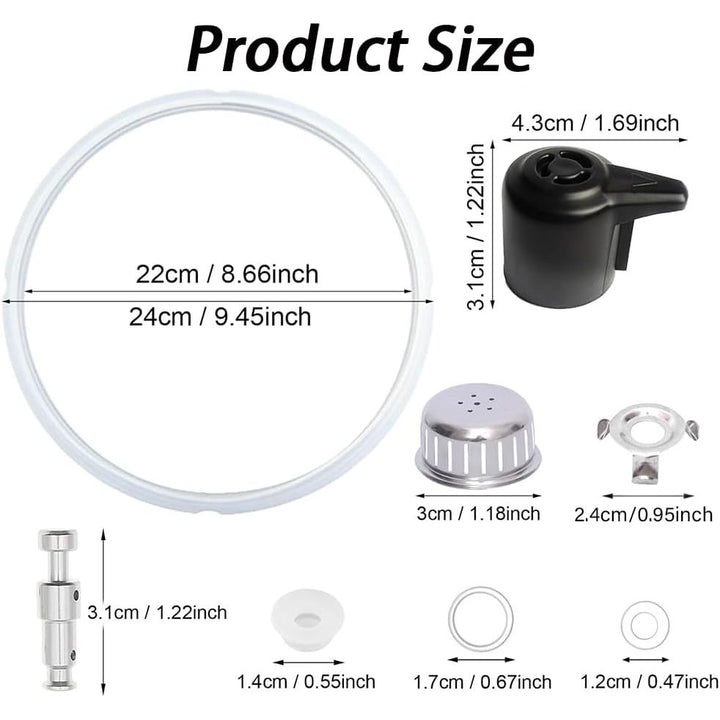 11-piece pressure cooker replacement parts set, view 2