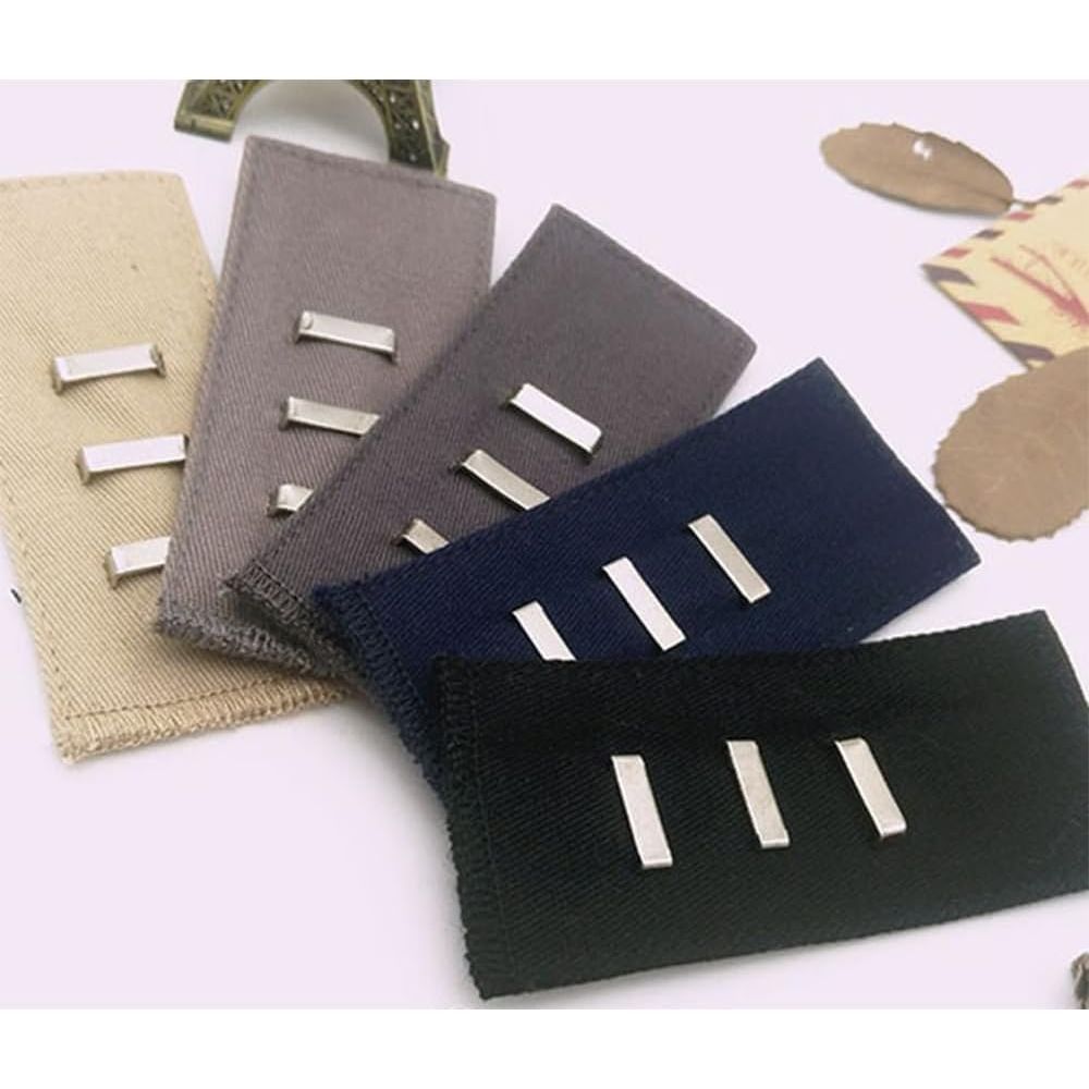 5-piece assorted trouser waist extender set, view 3
