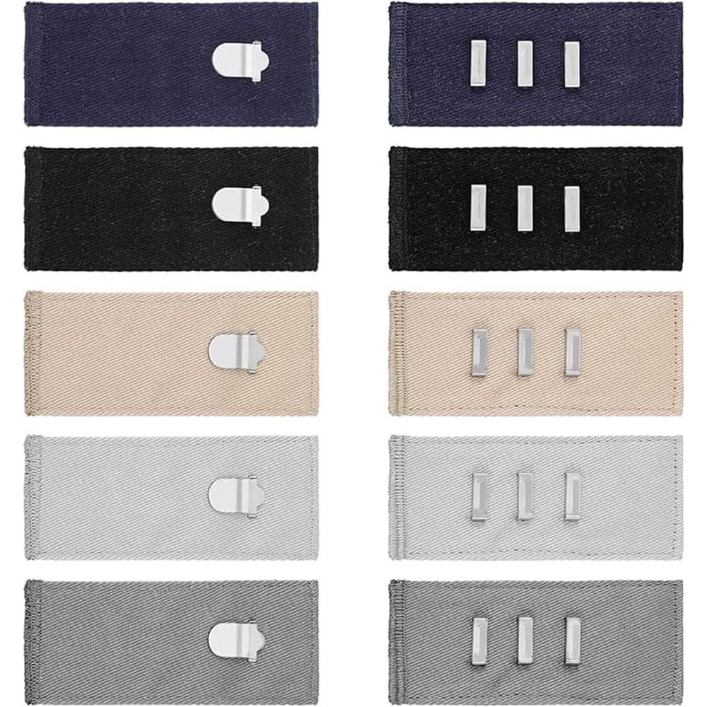 5-piece assorted trouser waist extender set, view 5