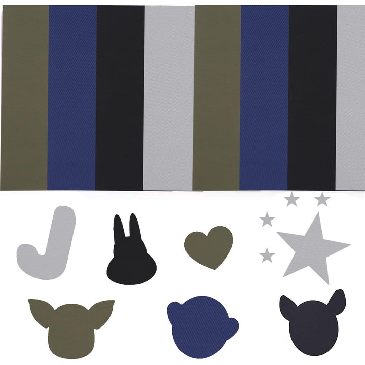 Self-adhesive fabric repair patches in four colours, photo 2