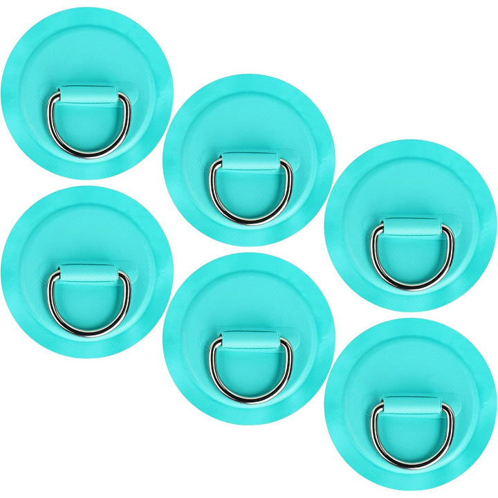 Green paddle board D-ring patch and bungee kit, photo 1