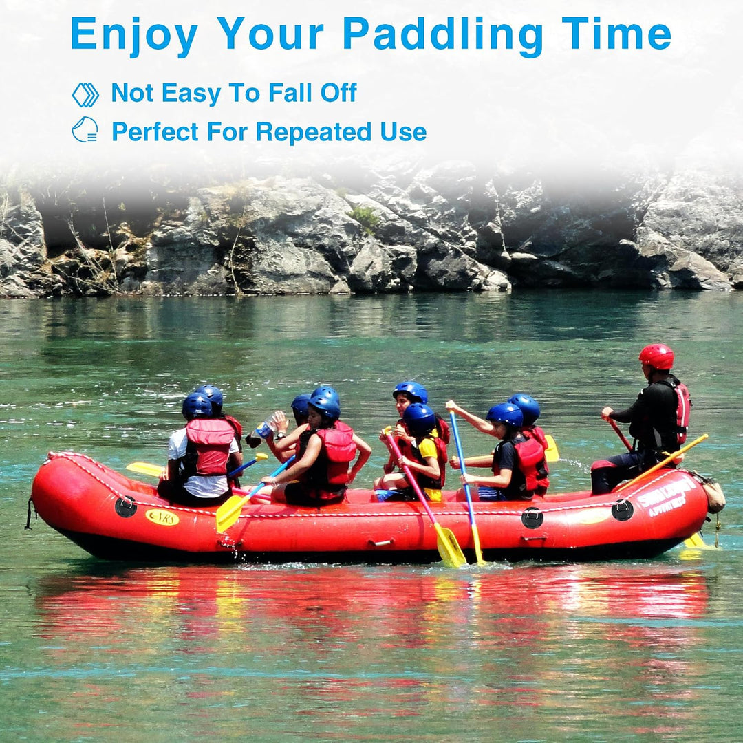 Black paddle board D-ring patch and bungee kit, photo 4