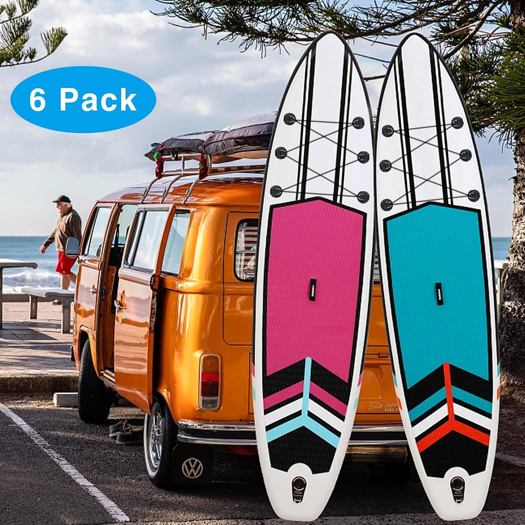 Black paddle board D-ring patch and bungee kit, photo 6