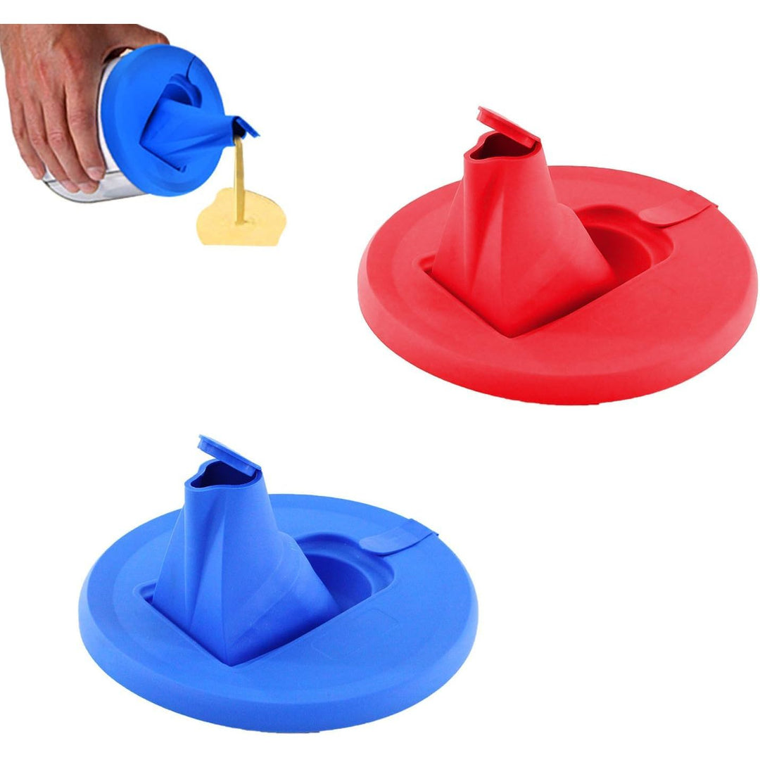 2 Paint-Can Pour Spout Lids for Standard 1-Gallon Cans, view 1
