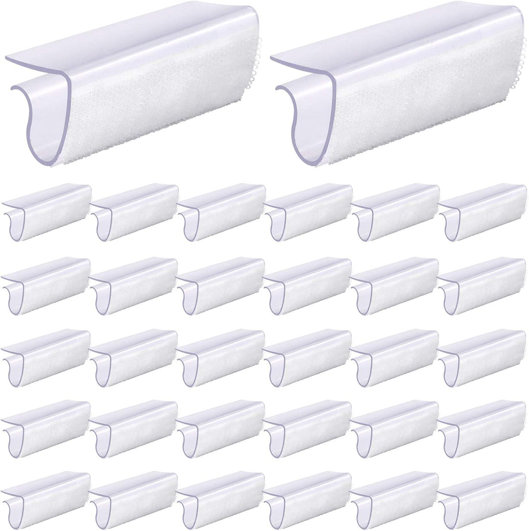 30 nylon tablecloth clips for 3/4 to 1 inch tables, image 1