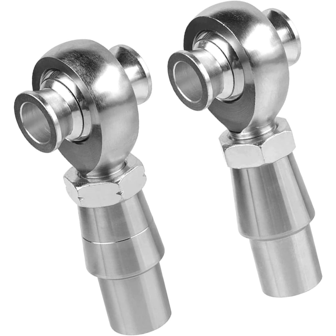 Pair of 3/4-inch rod end joints with adapters, jam nuts and spacers
