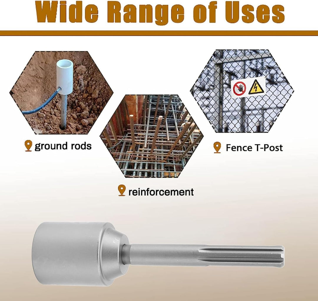SDS Max driver for ground rods and fence posts