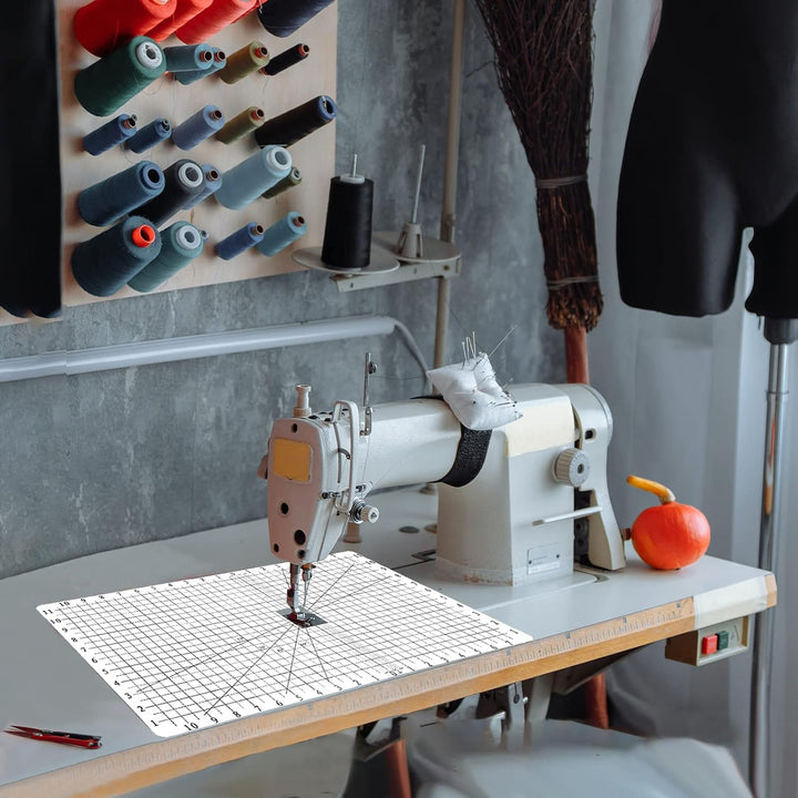 White quilting slider mat, view 1