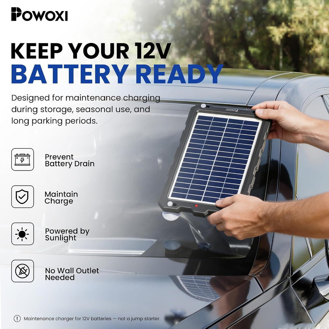 7.5W 12V solar battery maintainer kit, view 2