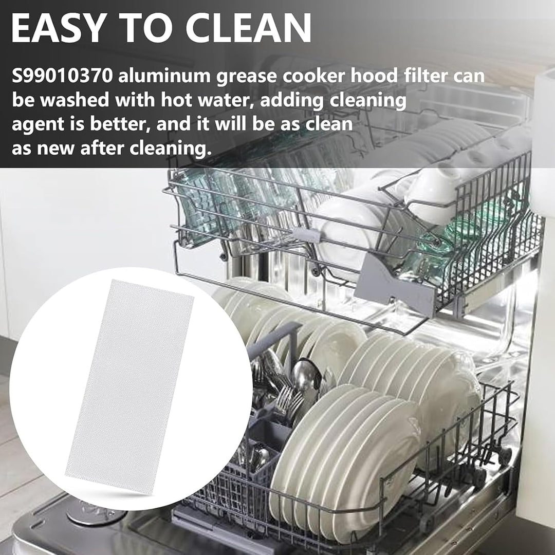 Cleaning the aluminum range hood filter