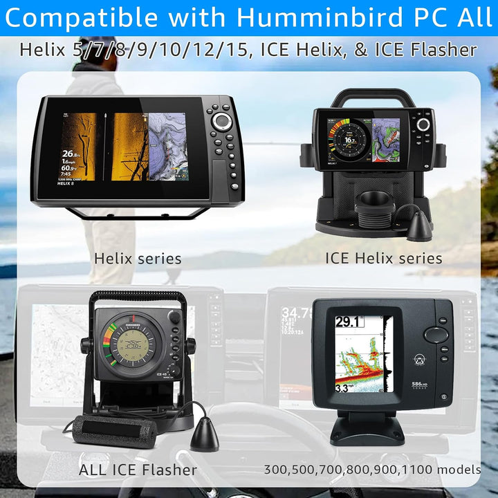 Compatible fish finder series shown by source