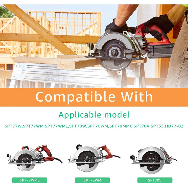 Compatible circular saw model illustration