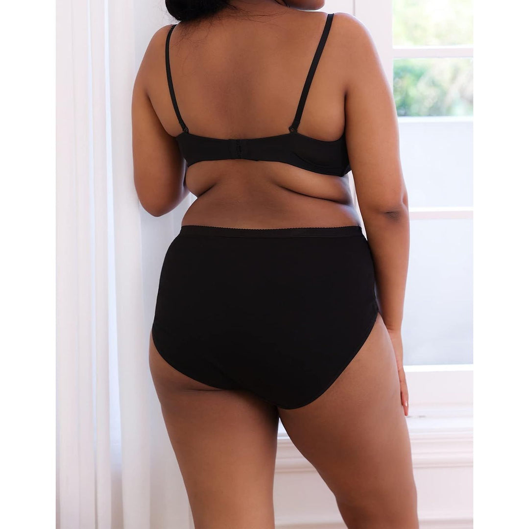 Black brief back fit