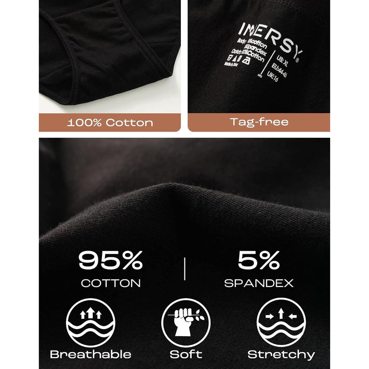 Black fabric, cotton lining and tagless details