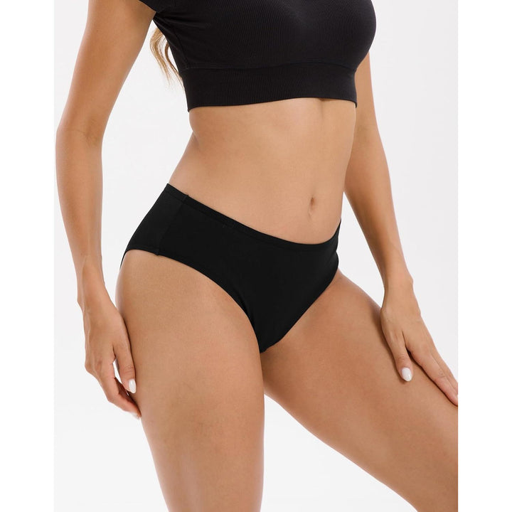 Black cheeky hipster underwear side fit