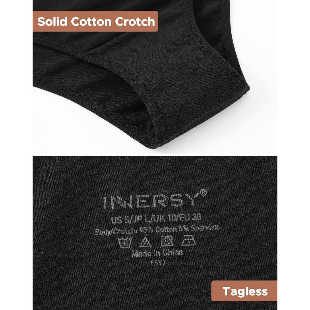 Cotton gusset and tagless detail