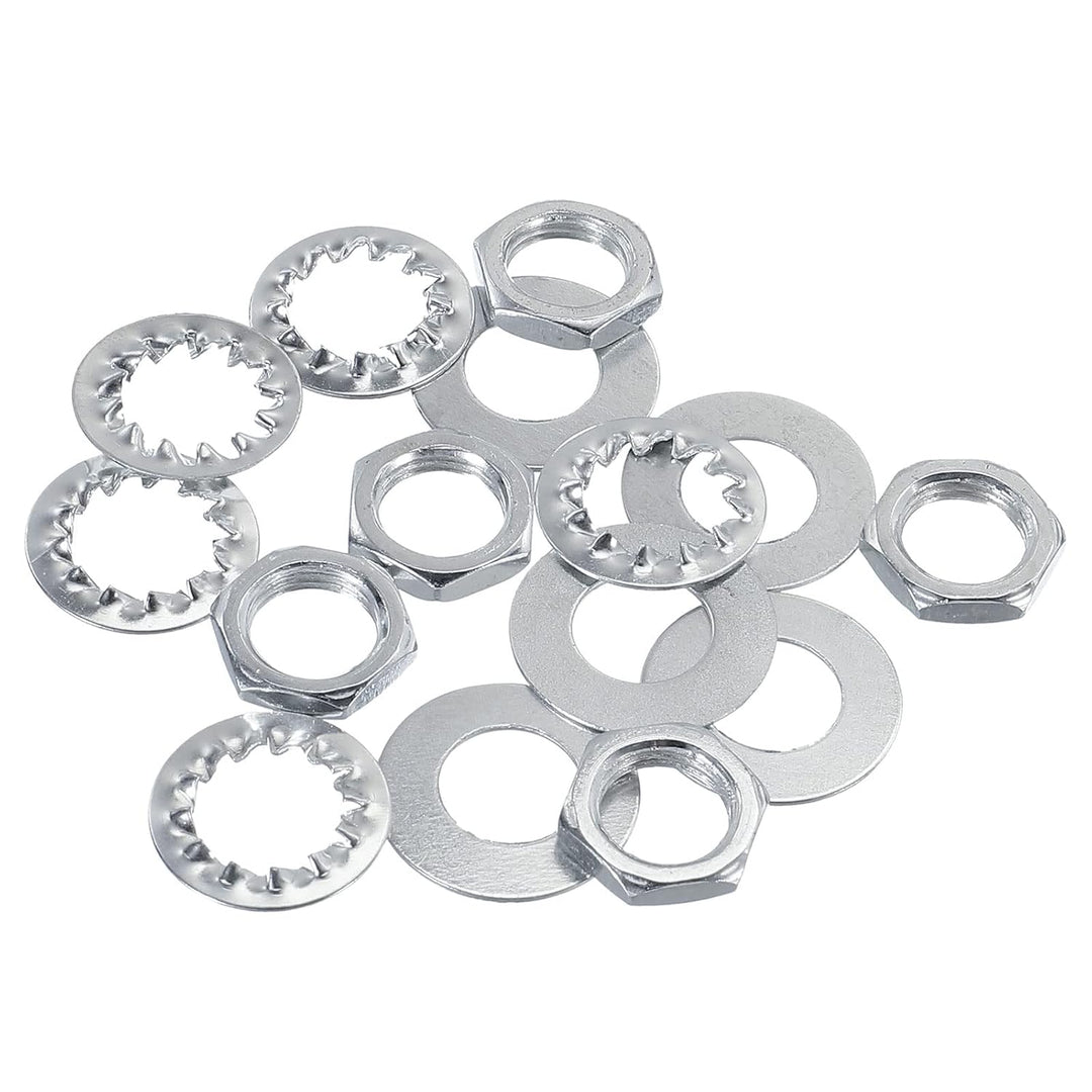 1/8IP lamp lock nut and washer kit, 240 pieces, view 1