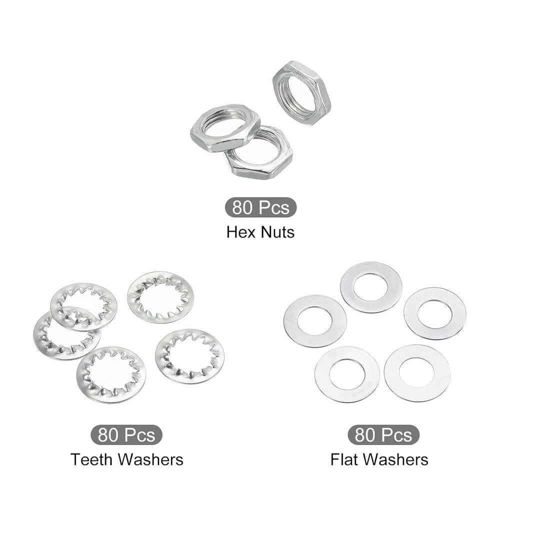 1/8IP lamp lock nut and washer kit, 240 pieces, view 3