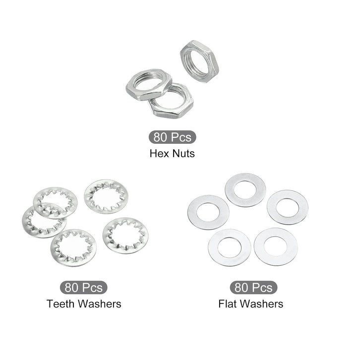 1/8IP lamp lock nut and washer kit, 240 pieces, view 3
