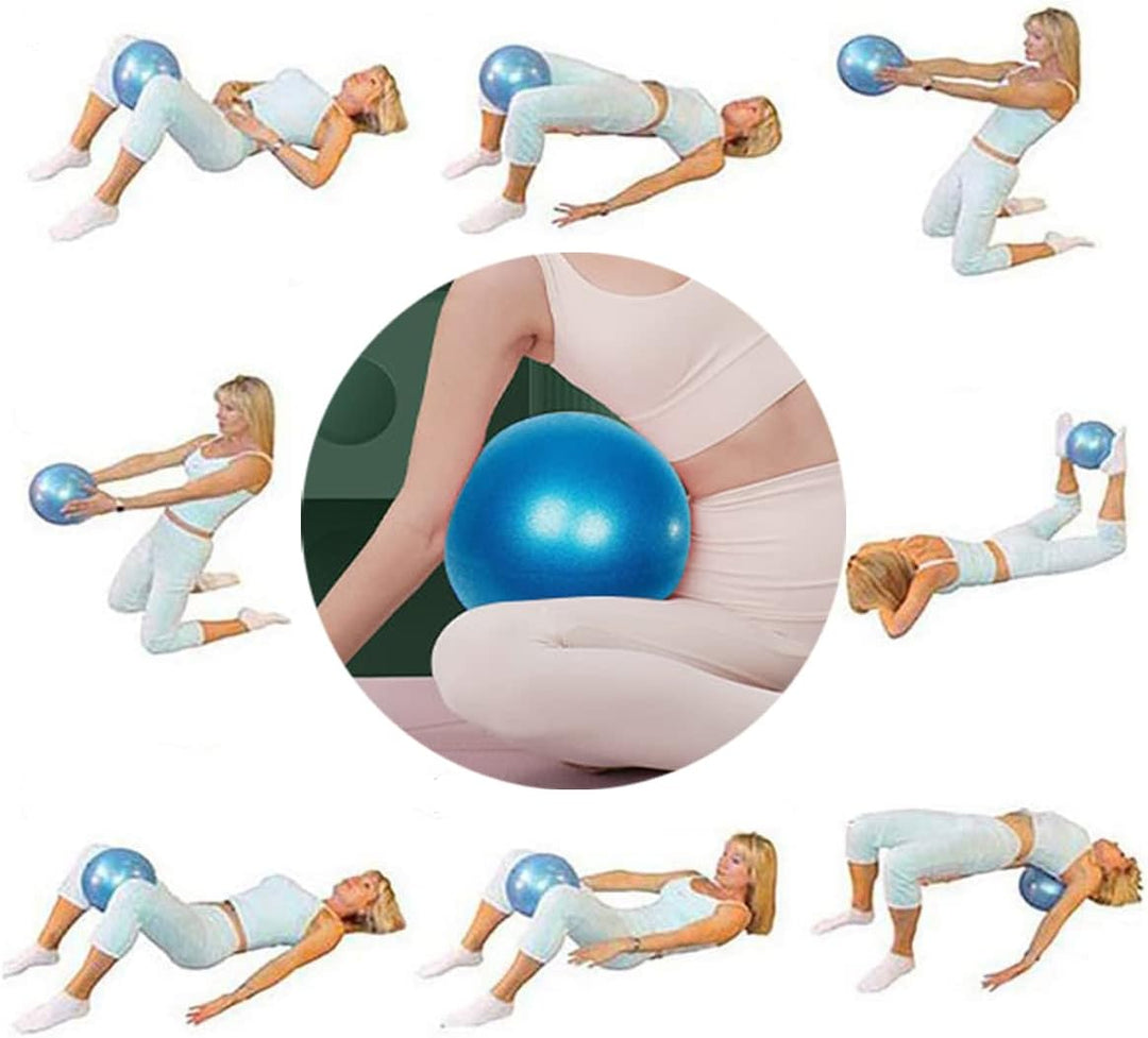 Blue 9-inch mini Pilates ball, product view 5