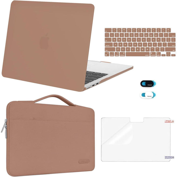 Caramel-brown 13.6-inch Air hard-shell and sleeve kit, photo 1