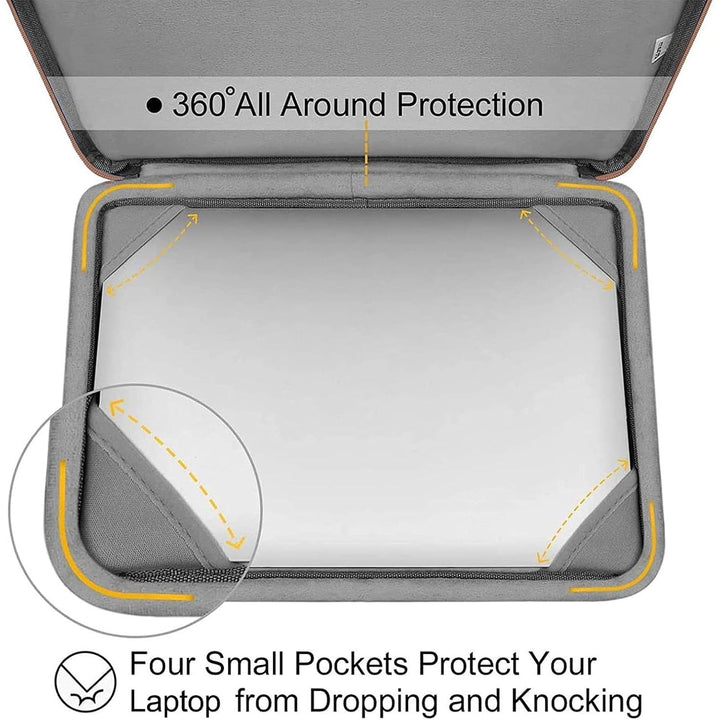 Caramel-brown 13.6-inch Air hard-shell and sleeve kit, photo 3