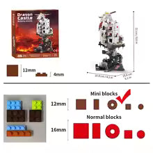 Wizard Tower Magic World Dragon MOC Building Bricks Set Blocks Toys, 1000pcs