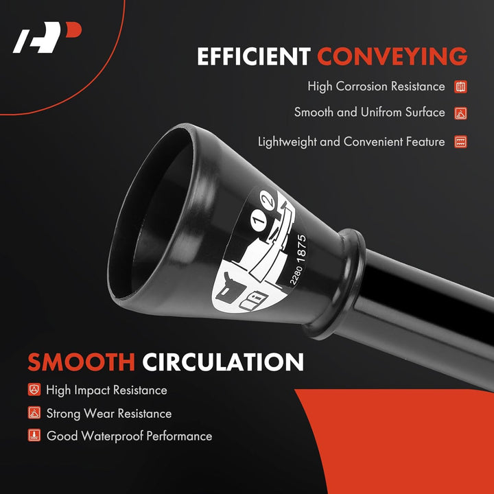 A - Premium Fuel Filler Funnel Compatible with Chevrolet Silverado 1500 1500 LD 2500 HD 3500 HD, Equinox, Malibu, Traverse, Tahoe, Camaro, Colorado, Suburban & GMC Sierra 1500 & Buick & Cadillac - Just Closeouts Canada Inc.