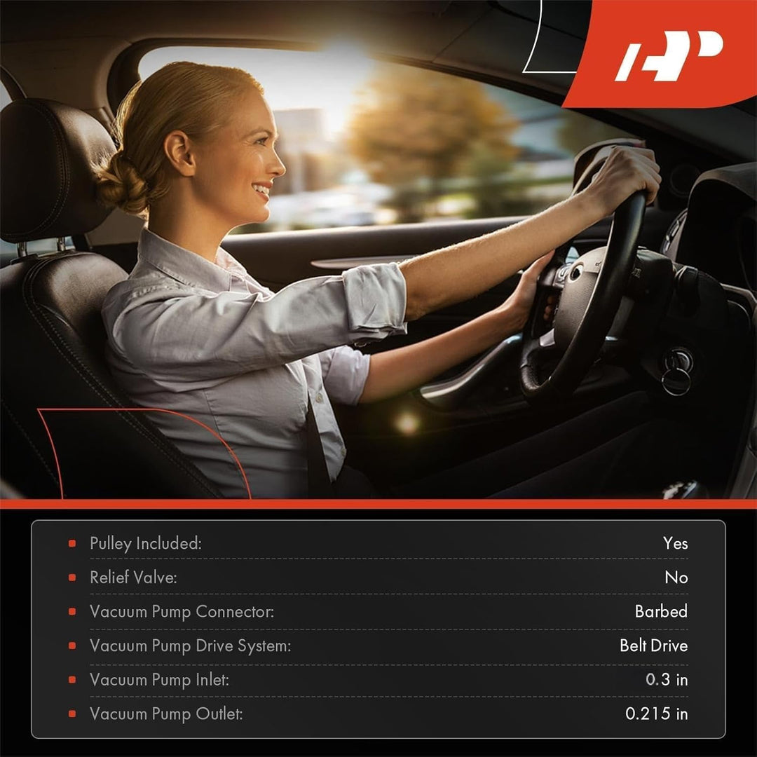A - Premium Vacuum Pump Compatible with Chevrolet Silverado 1500/1500 LD, Tahoe, Suburban & GMC Sierra 1500/1500 Limited, Yukon, Yukon XL & Cadillac Escalade, Escalade ESV, 2014 - 2020, 4.3L 5.3L 6.2L - Just Closeouts Canada Inc.