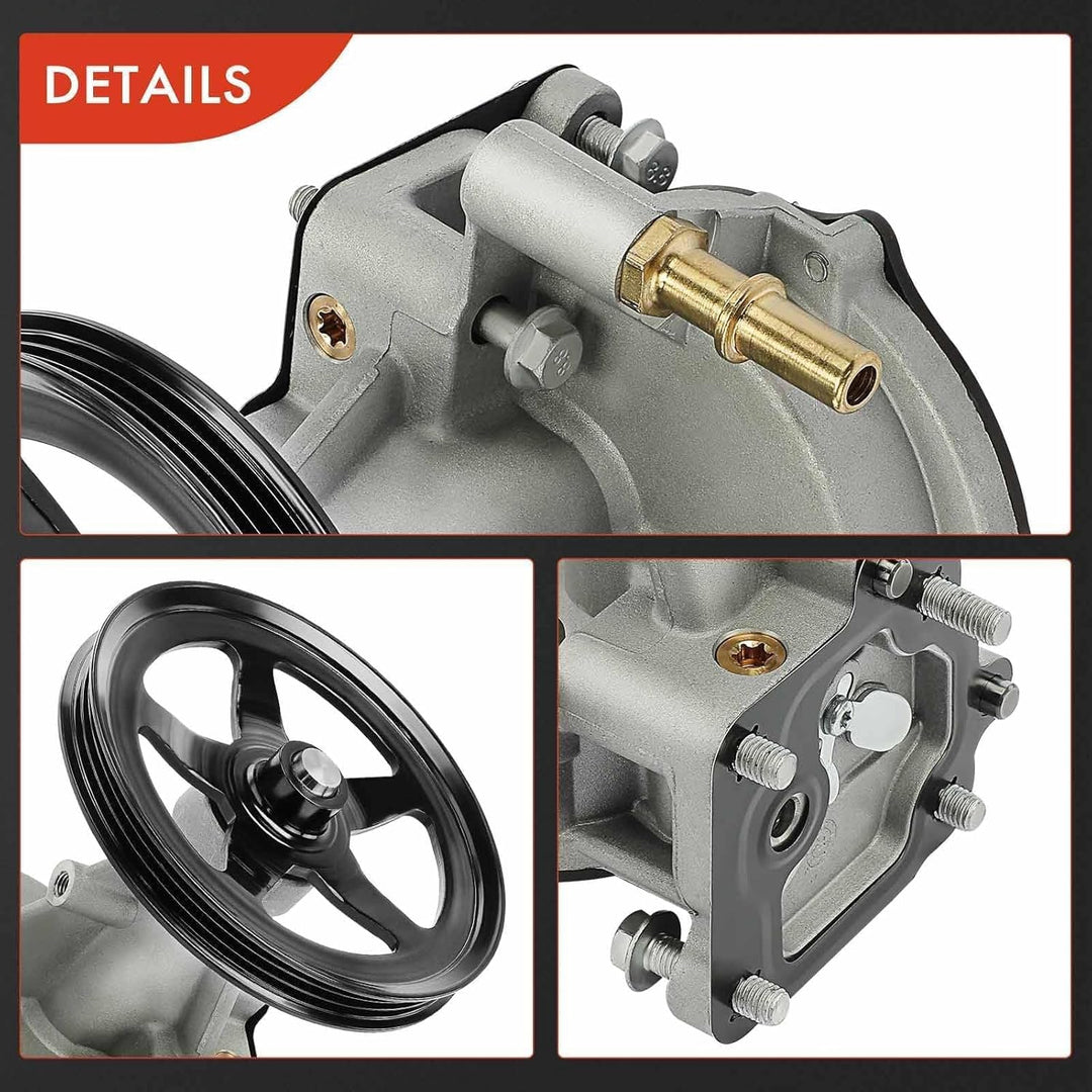A - Premium Vacuum Pump Compatible with Chevrolet Silverado 1500/1500 LD, Tahoe, Suburban & GMC Sierra 1500/1500 Limited, Yukon, Yukon XL & Cadillac Escalade, Escalade ESV, 2014 - 2020, 4.3L 5.3L 6.2L - Just Closeouts Canada Inc.