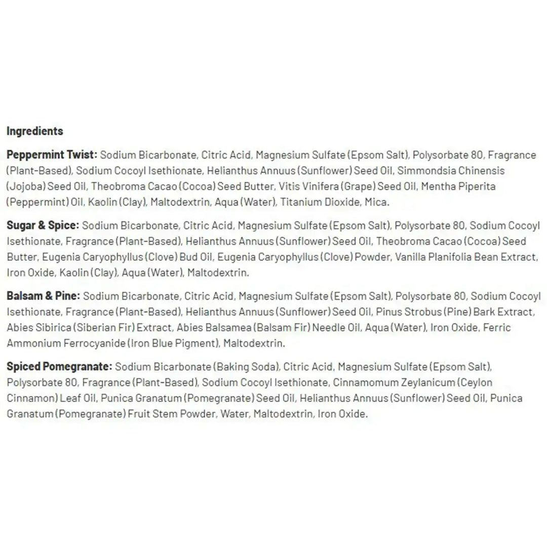 Pacha Soap Co Froth Bomb Holiday Set 4 Pack