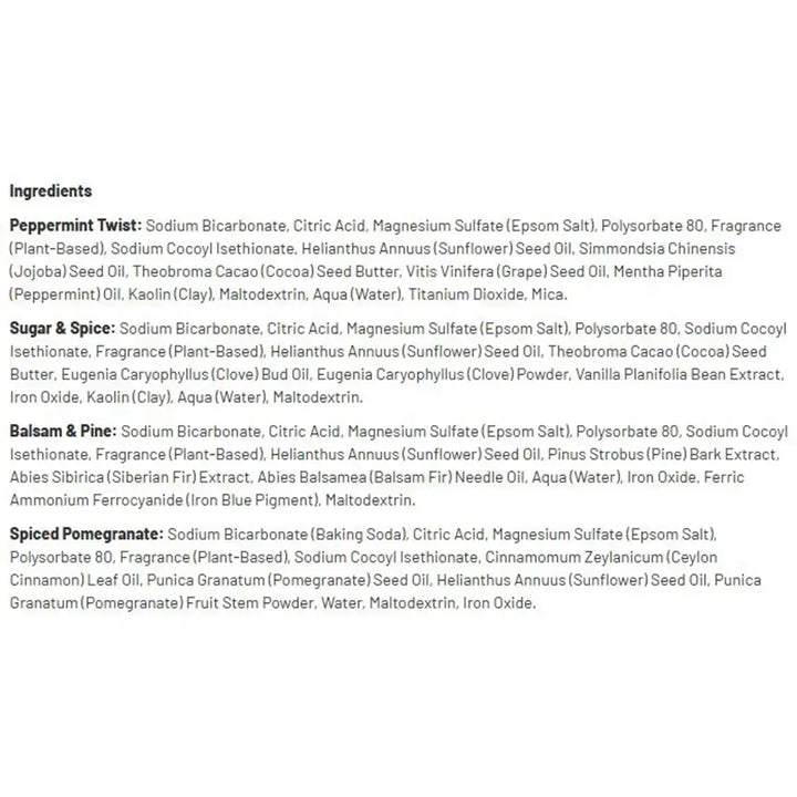 Pacha Soap Co Froth Bomb Holiday Set 4 Pack