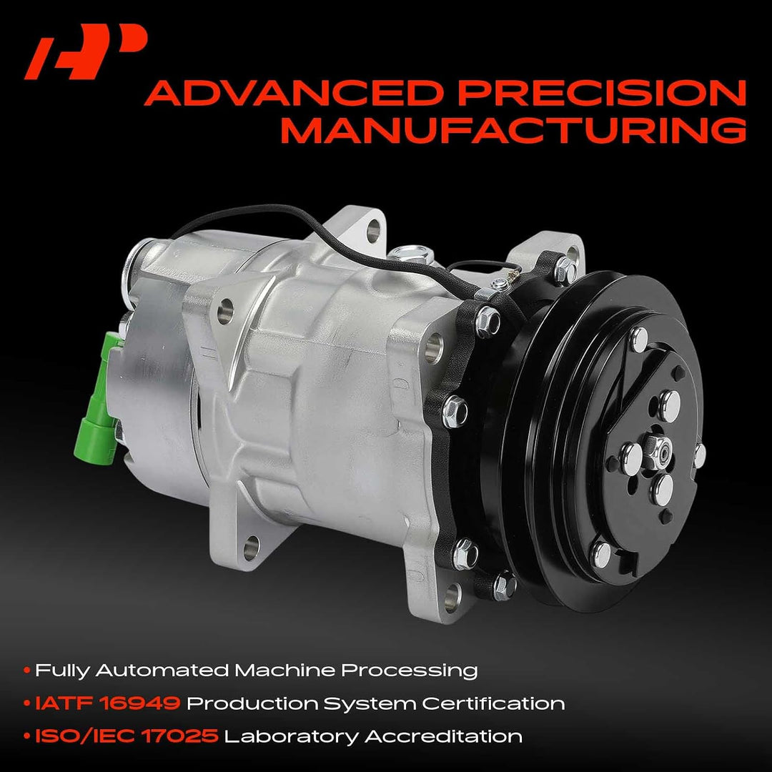 A/C Compressor with Clutch Compatible with Jaguar XJ6, XJ12, XJS, Vanden Plas, 1991-1996, 4.0L 6.0L - Just Closeouts Canada Inc.