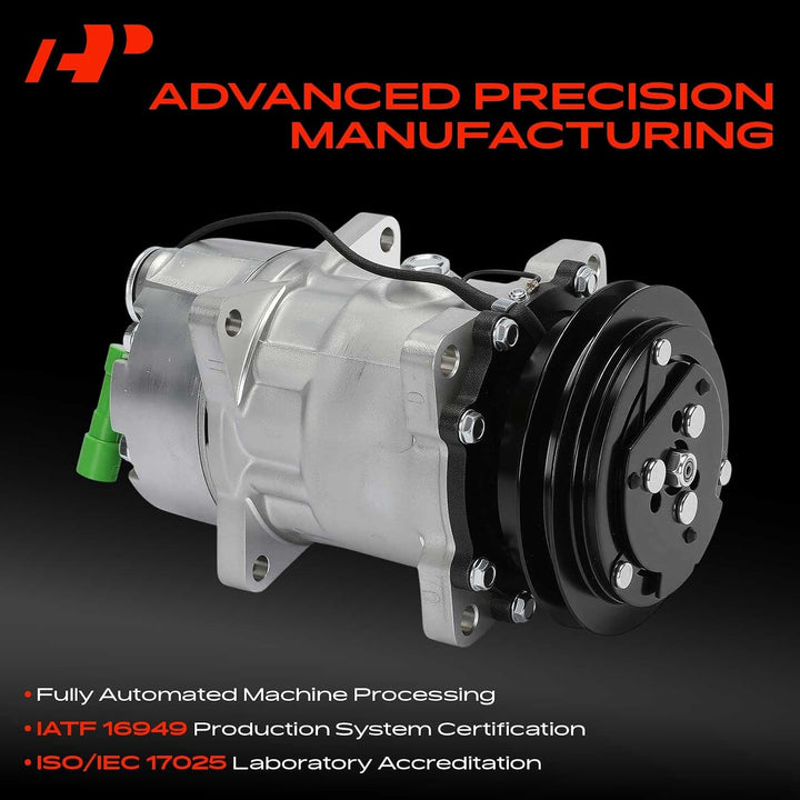 A/C Compressor with Clutch Compatible with Jaguar XJ6, XJ12, XJS, Vanden Plas, 1991-1996, 4.0L 6.0L - Just Closeouts Canada Inc.