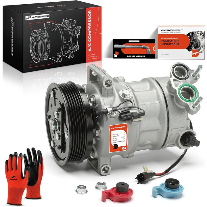 A/C Compressor with Clutch for Select Volvo 2.0L Models — PXC14 - Just Closeouts Canada Inc.