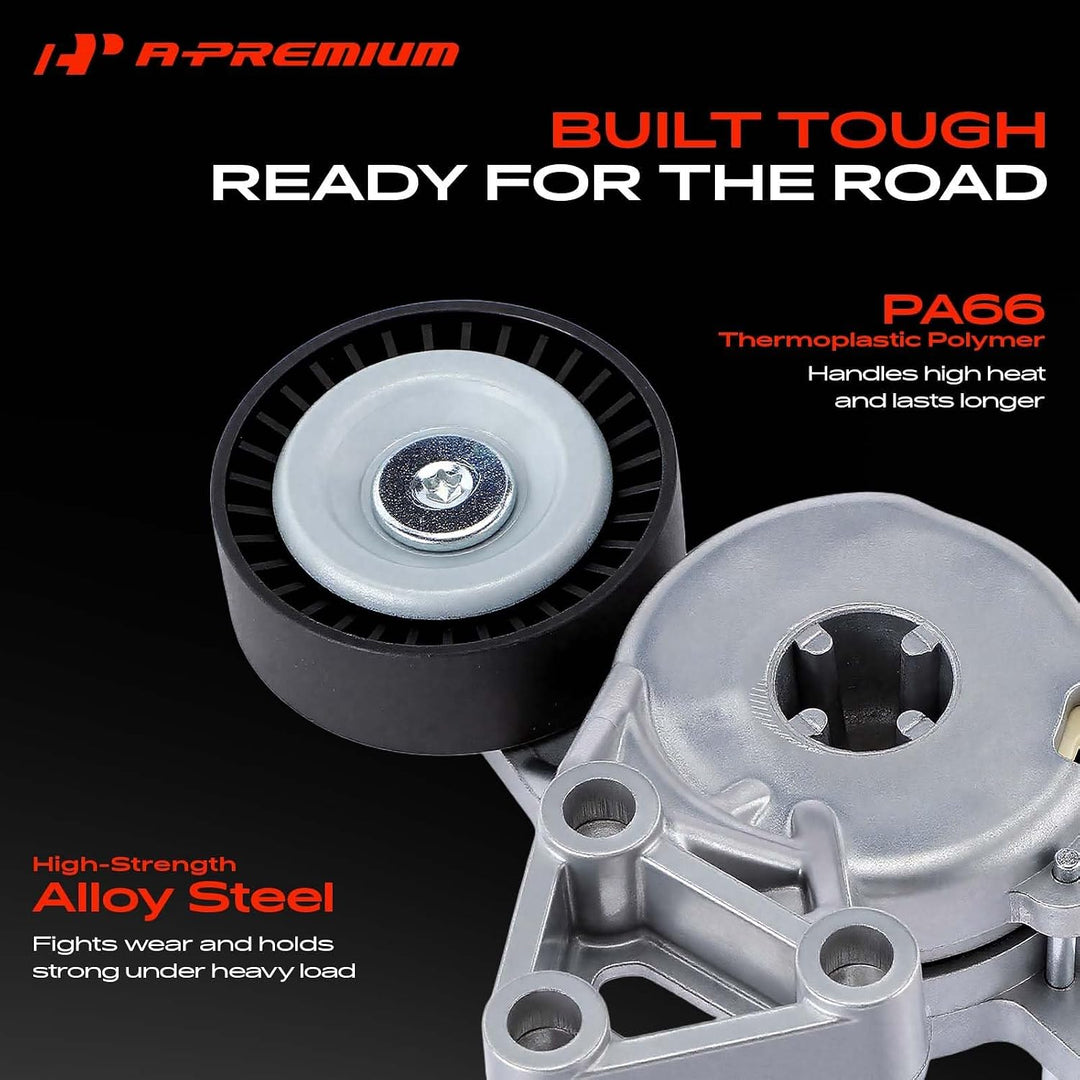 Accessory Belt Tensioner with Pulley for Volkswagen, Audi & SEAT - Just Closeouts Canada Inc.