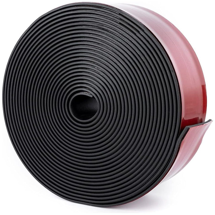 Adhesive Rubber Strips Neoprene Rubber Sheets, Rolls & Strips with Adhesive Backing Rubber Pads Self Stick Seal Rubber Gasket Tape Adhesive Back for Matting Padding - 2" Wide x 1/16" Thick x 20' - Just Closeouts Canada Inc.