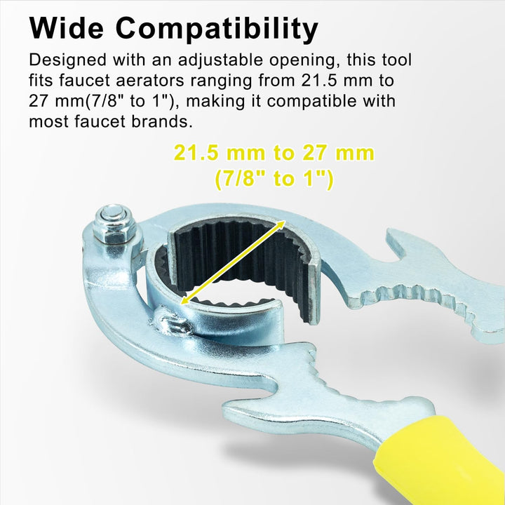 Adjustable Faucet Aerator Removal Wrench – 21.5–27 mm - Just Closeouts Canada Inc.X004SHDRU7