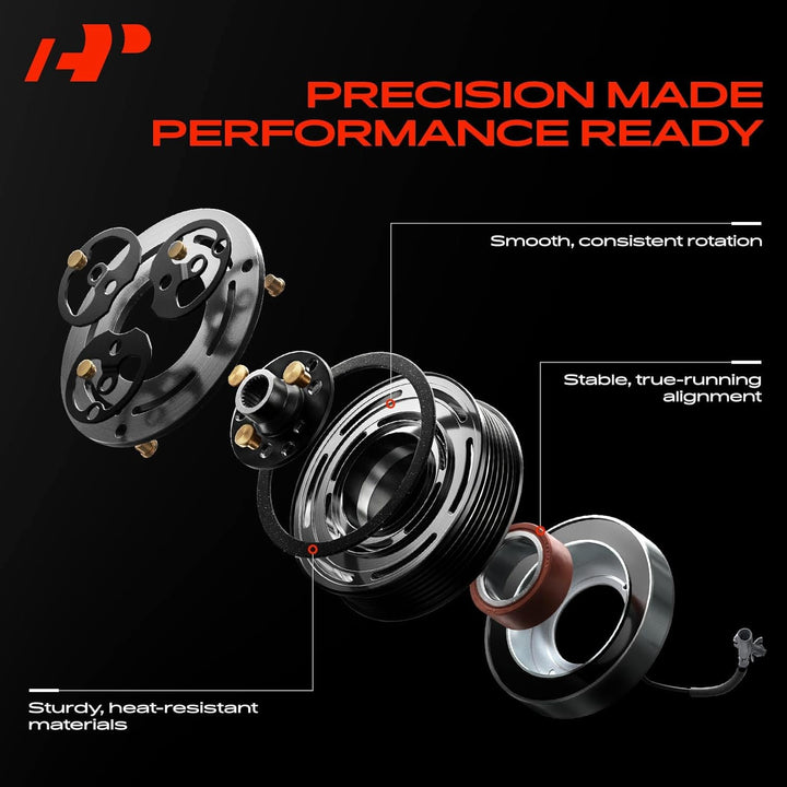 Air Conditioner AC Compressor Clutch Kit Compatible with Subaru Forester 2011 2012 2013, 2.5L - Just Closeouts Canada Inc.